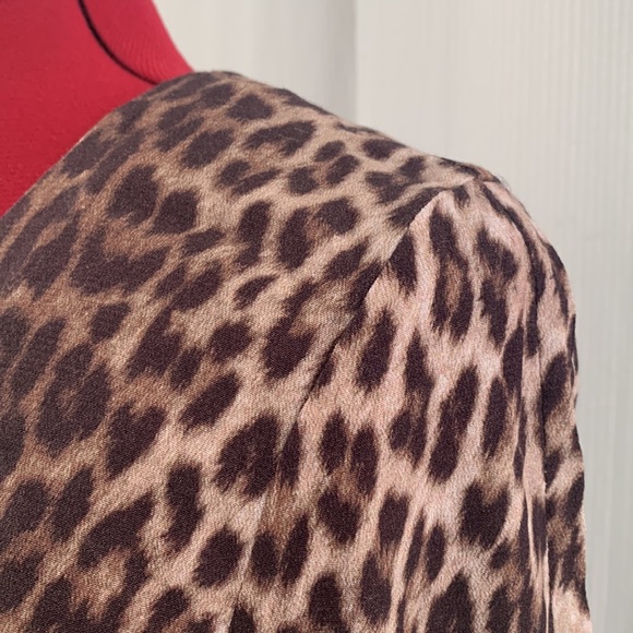 WITCHERY leopard print mini dress Size M - Picture 3 of 12